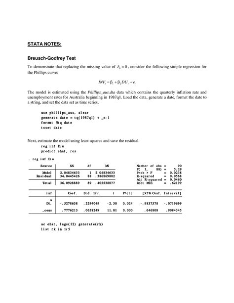 bgtest|estat bgodfrey.